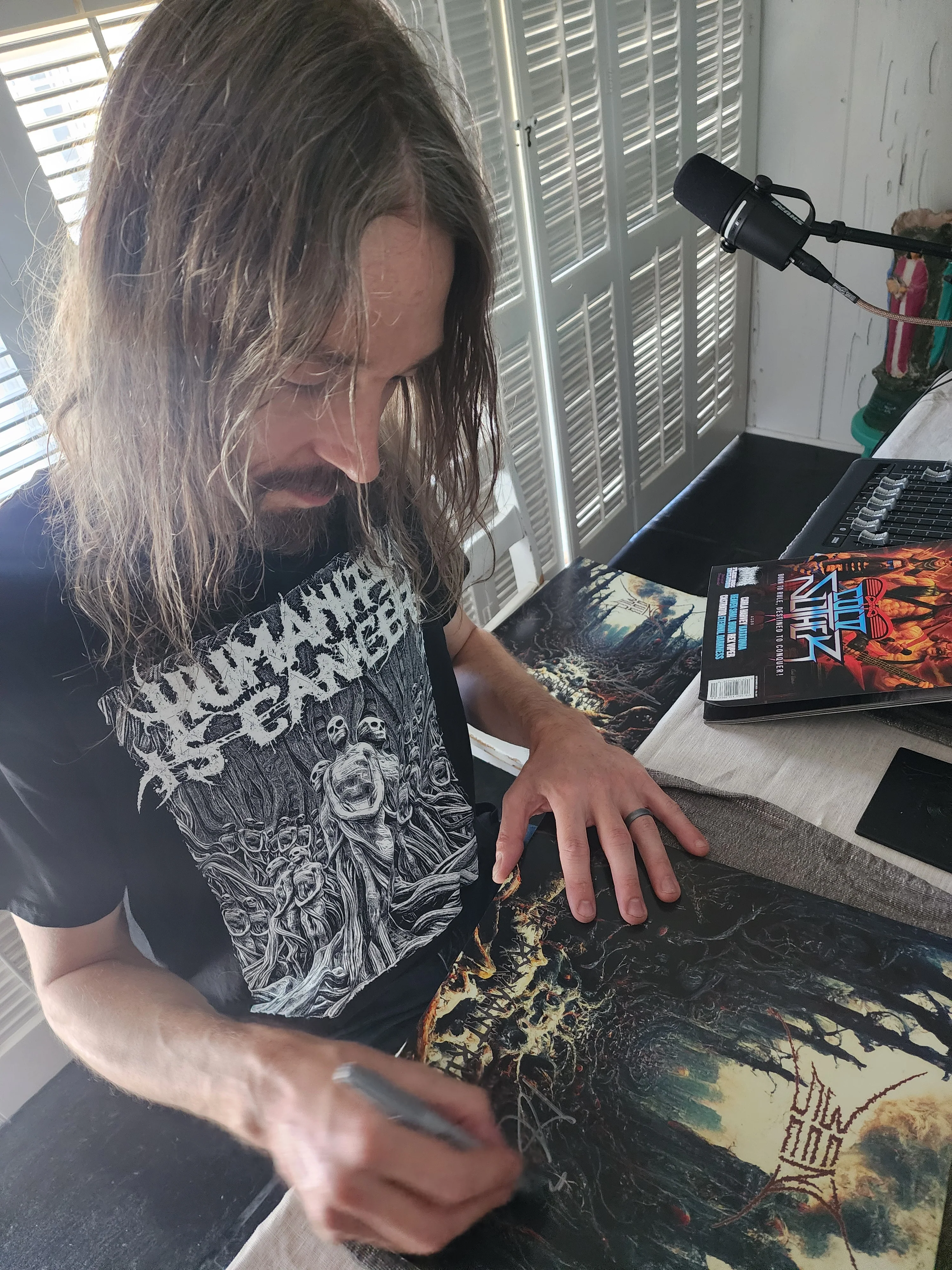 BENT SEA  - THE DORMANT RUIN [AUTOGRAPHED DECIBEL EXCLUSIVE TIDAL FIRE GOLD VINYL] - Image 2