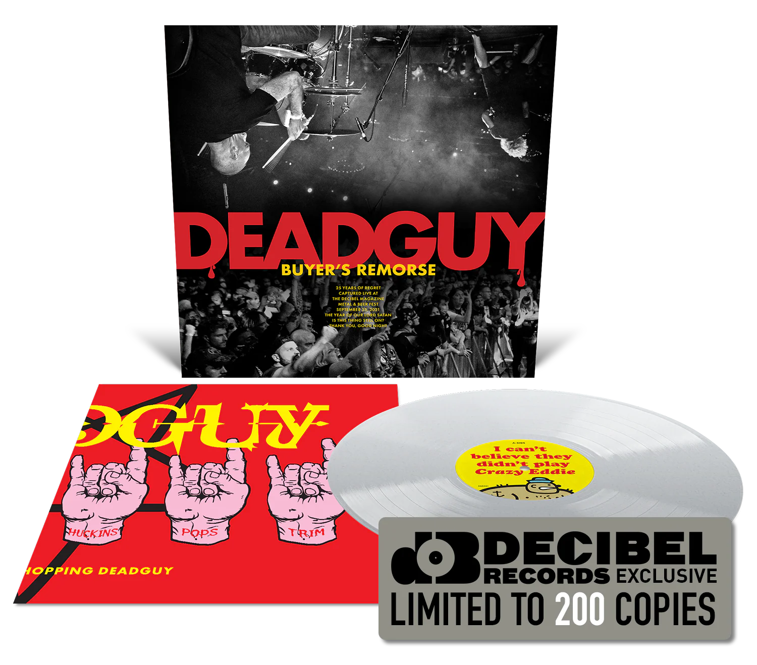 Deadguy - Buyer's Remorse METAL & BEER FEST EXCLUSIVE SILVER VINYL - Image 3