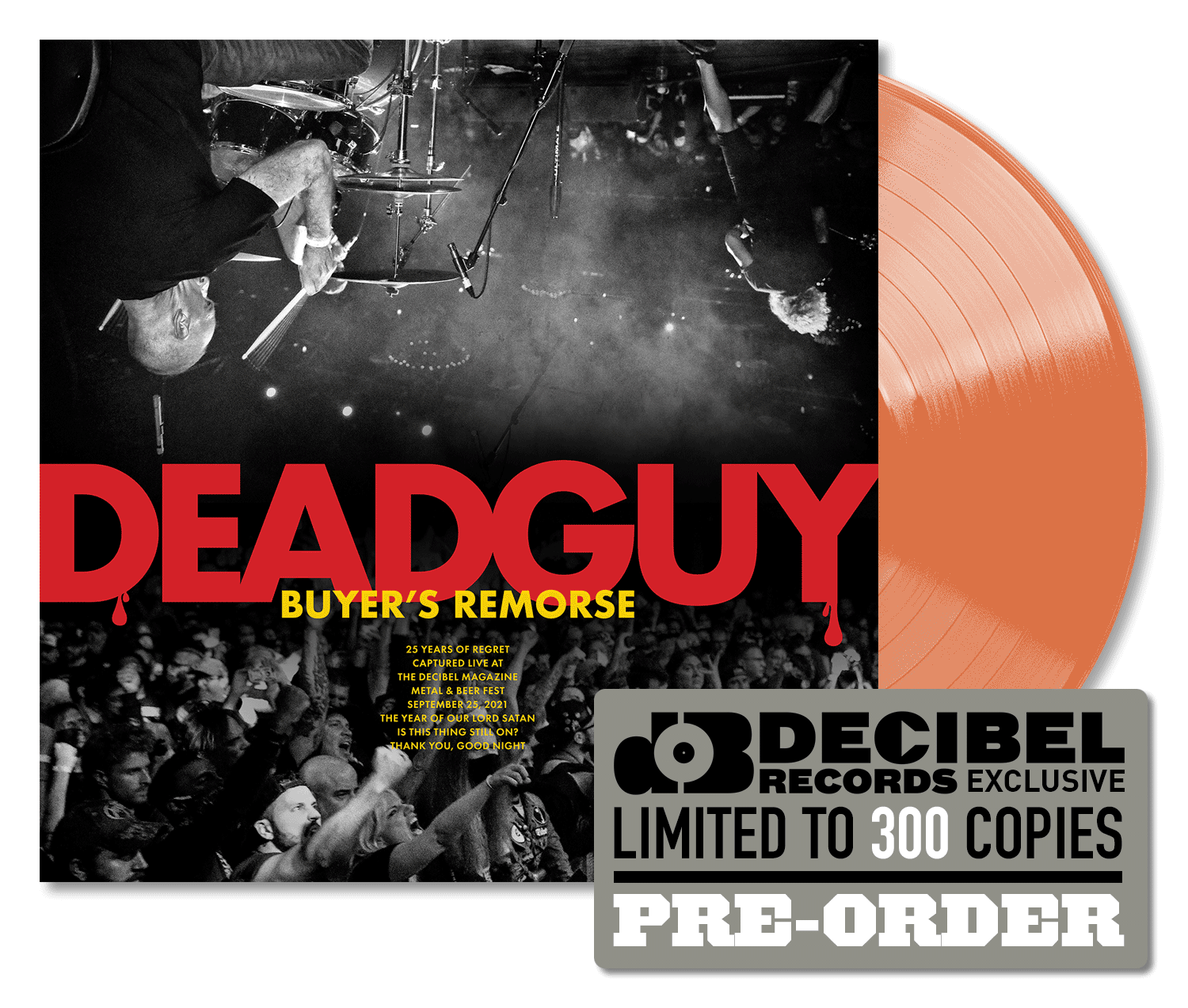 Deadguy - Buyer's Remorse TRANSLUCENT ORANGE VINYL - Image 3