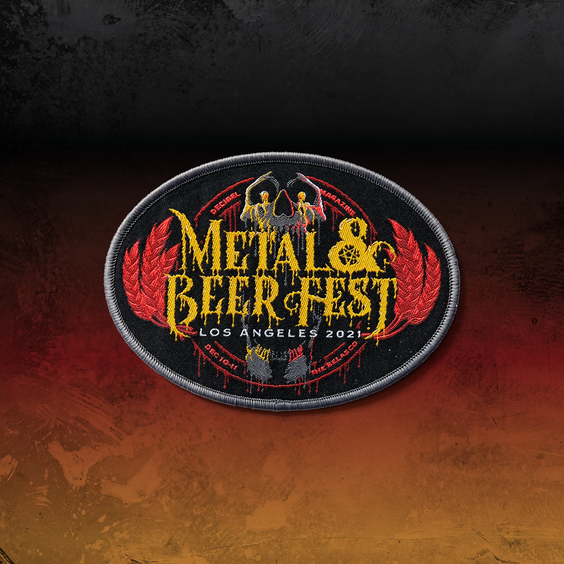 Decibel Metal & Beer Fest Los Angeles 2021 Official Standard Patch - Image 3