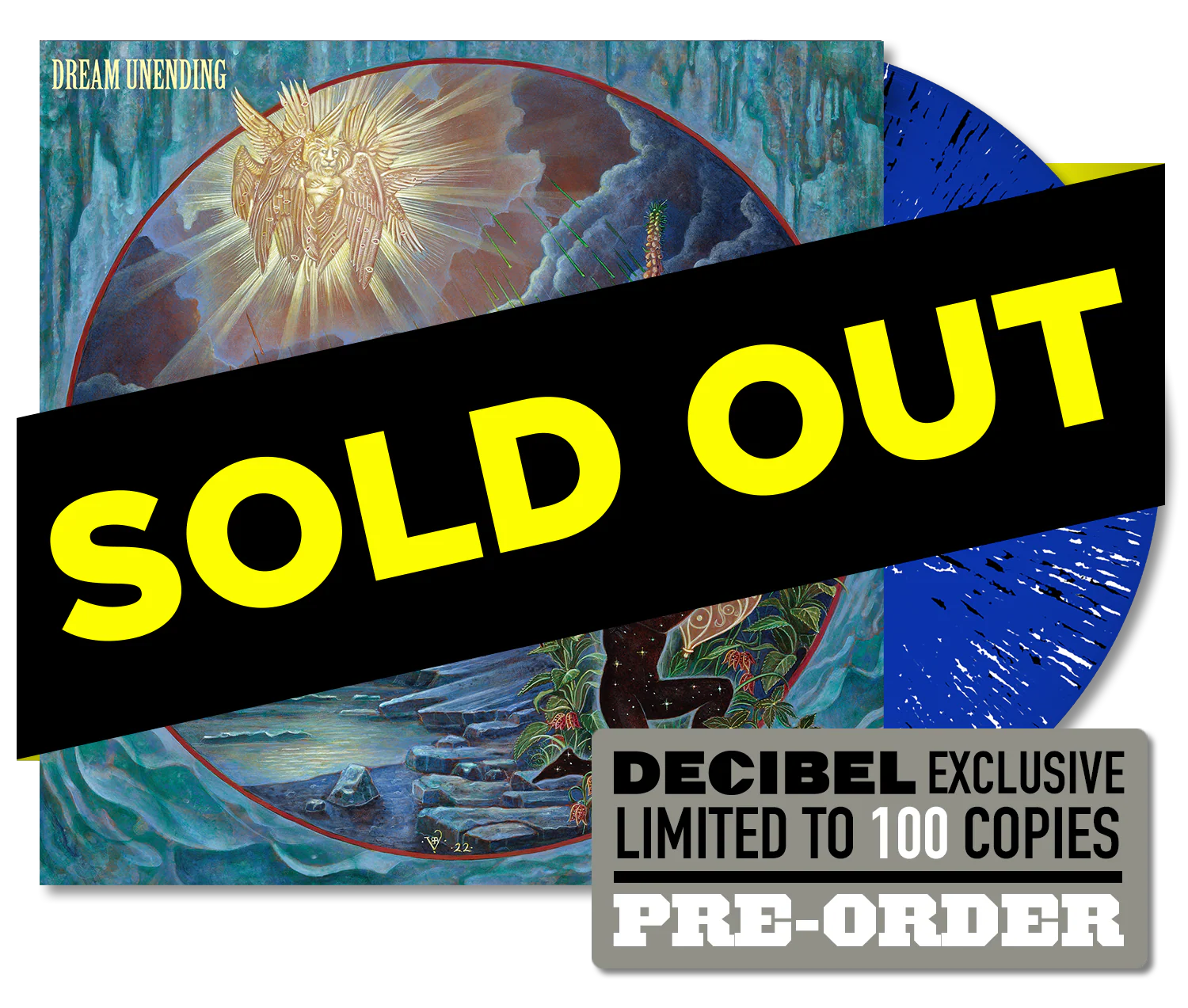 Dream Unending - Song of Salvation ROYAL BLUE WITH BLACK & WHITE SPLATTER COLORED VINYL