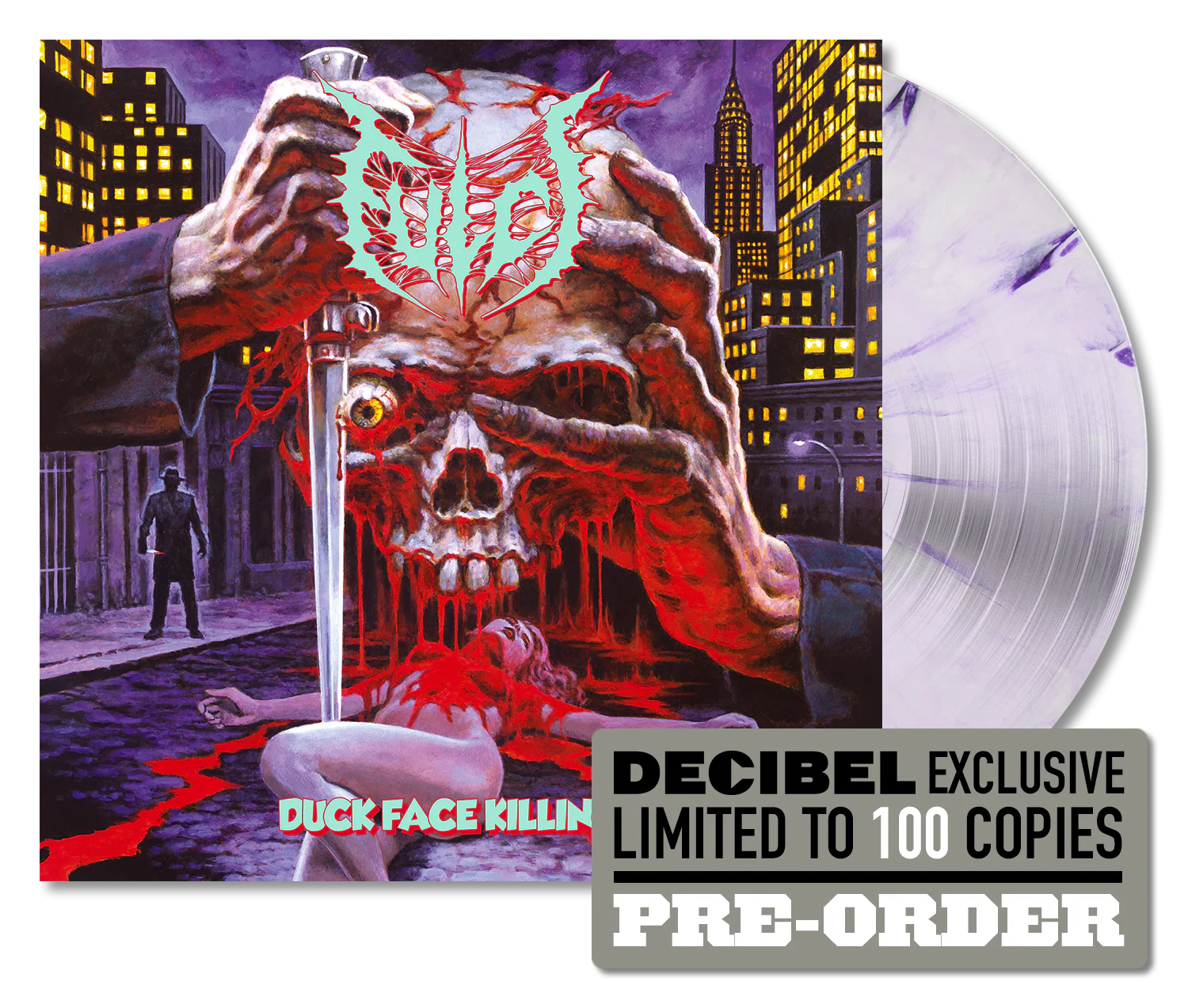 FULCI - DUCK FACE KILLINGS (DECIBEL EXCLUSIVE FUN DIP MARBLE VINYL) - Image 2