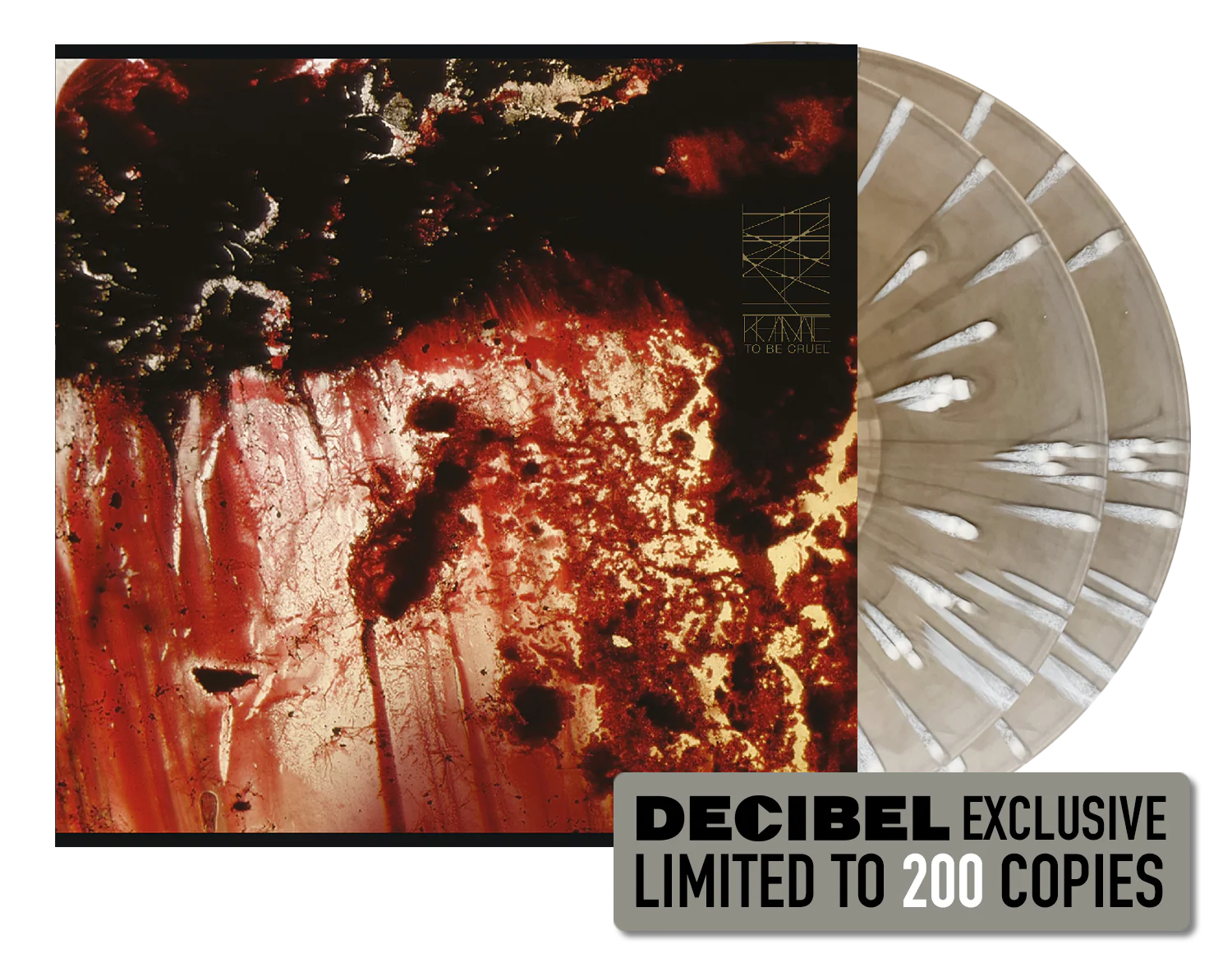 KHANATE - TO BE CRUEL (DECIBEL EXCLUSIVE BLACK & WHITE INSOMNIA COLORED VINYL)