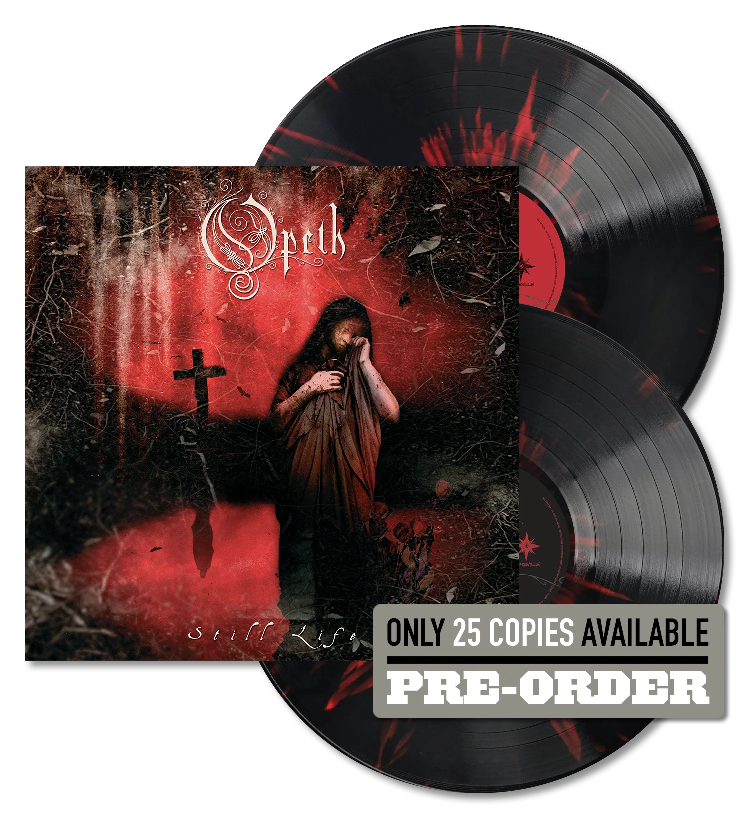 OPETH - STILL LIFE [BLACK/RED SPLATTER 25TH ANNIVERSARY 2xLP] PREORDER - Image 2