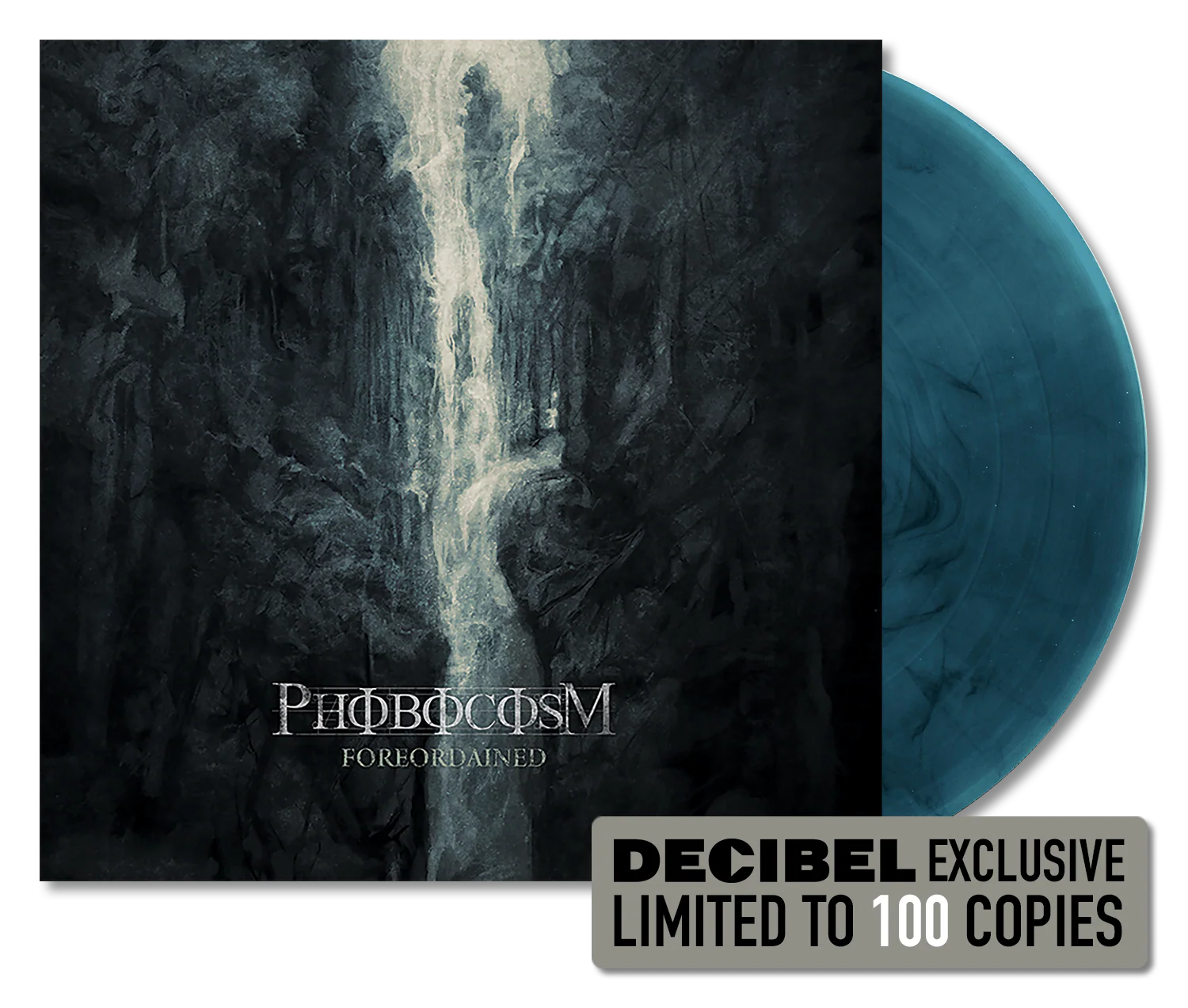 PHOBOCOSM - FOREORDAINED (DECIBEL EXCLUSIVE TRANSPARENT BLUE & BLACK MARBLED VINYL)
